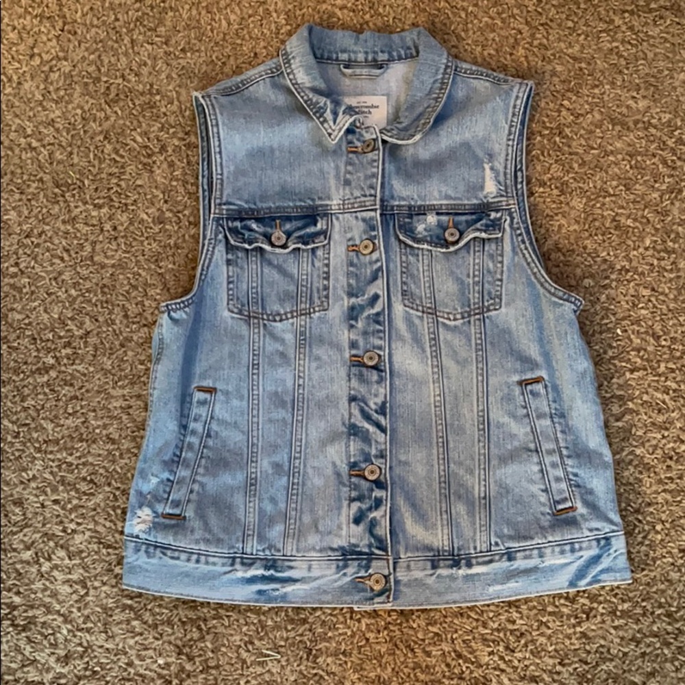 Abercrombie and Fitch denim vest